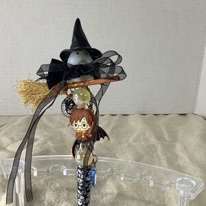 Witch Hat Charm Pen with Character Keychain